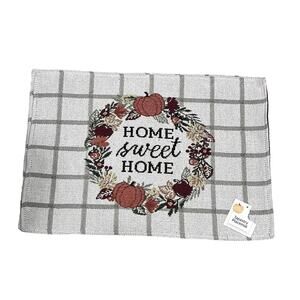 4 Tapestry Pumpkin Placemats 2 Types New Thanksgiving Fall Holiday Turkey
